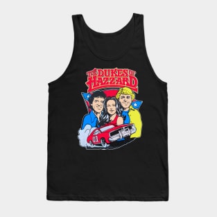 Dukes of Hazzard - Luke, Daisy and Bo Tank Top